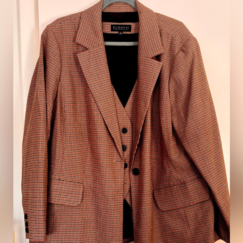 ELOQUII 2 Piece Blazer and Vest